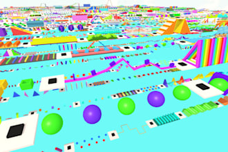 build realistic roblox map, game, terrain full 3d environment roblox accessorie