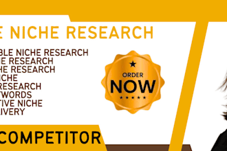 conduct profitable niche research with low competition
