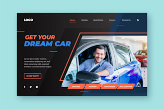 build car dealership website, car rental website, car detailing website
