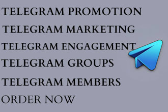 promote your telegram channel, group, telegram engagement , telegram marketing