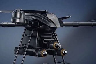 design a cover shell for a uav drone vtol