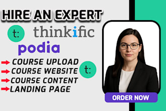 setup course website, online course creation expert  zenler, thinkific, kajabi,