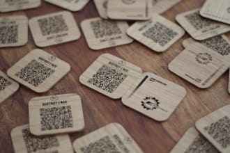 laser engrave a custom qr code or sign for your business