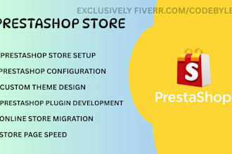 develop prestashop module, store setup, configuration, theme, api integration