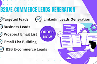 do b2b lead generation, email leads, ecommerce leads, contact list