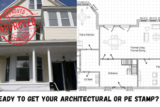 do architectural drawing stamp for california, georgia, florida permit