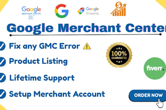 setup google merchant center and shopping ads campaign