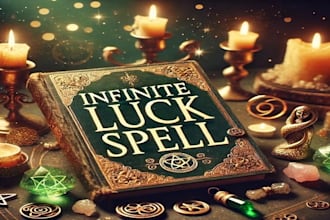 cast infinite luck spell
