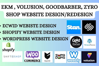 design ekm goodbarber zyro thrift website design  optimize product seo listing