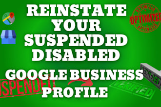 appeal and fix suspended gmb, reinstate google my business profile listing