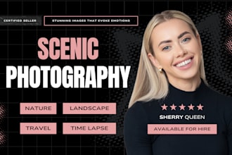 be your scenic photographer and take scenic pictures