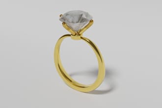 make autocad jewelry design, realistic rendering, texturing, rings, necklace