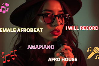 be your female afrobeat singer house pop remix song edm amapiano hippop reggae