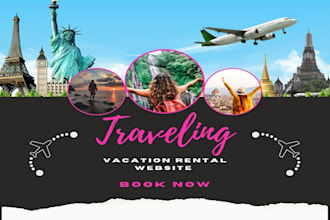 create a vacation rental website, airbnb, hotel booking website