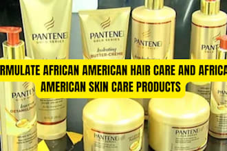 formulate african american hair care and african american skin care products