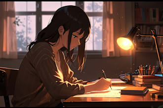 create focused study music or lofi background beats