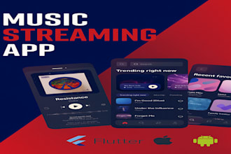 develop music streaming app music app music streaming website ai music app