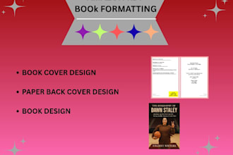 design amazon  KDP ebook and paperback cover