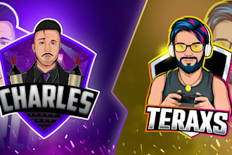 turn your photo into a gaming avatar or twitch logo