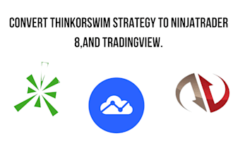 code and convert thinkorswim strategy to ninjatrader 8 and tradingview indicator