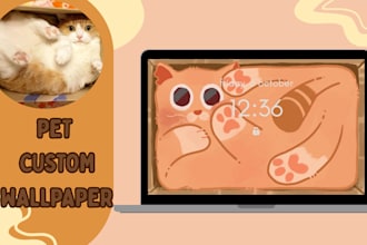 create a custom background of your pet