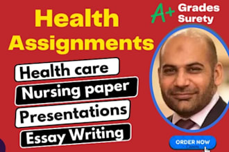 write medical healthcare, psychology, nursing essays, papers