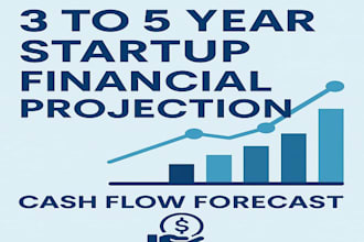 build a startup financial model financial projection with cash flow forecast