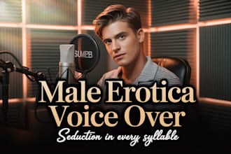 record a sexy male erotic boyfriend nsfw voice acting deep anime voiceover asmr
