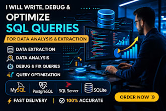 write sql queries for data analysis and reporting