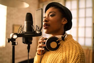 be your female jingle vocal producer for podcast, radio, youtube intro and outro