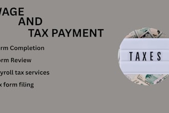 do w2 and 1099 form preparation, tax filing, and payroll tax services