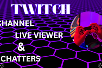 organic twitch live viewers and chatters
