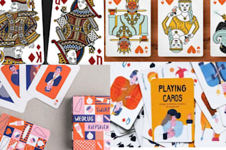 design custom playing card card game design card illustration card game design