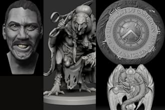 sculpt 3d bas relief 3d coin model 3d laser engraving 3d medallion cnc printing