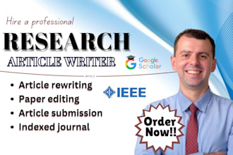write unique research article, in high peer review journal on ieee, and scopus