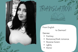 translate your book from english to german