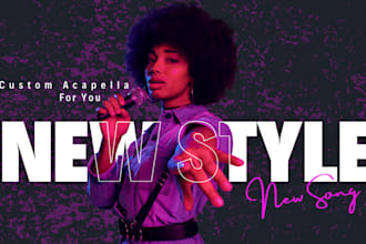 make acapellas and convert into different voices for your beat or remix