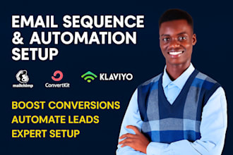 set up high converting ghl email sequences and automations for klaviyo mailchimp