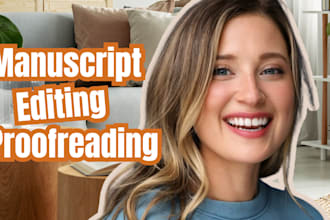professionally edit and proofread your manuscript or book at a flat rate