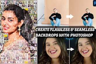 do collage, resizing images, hair, color correction, retouching, adobe photoshop