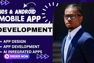 do mobile app development for ios android flutter ai chatbot firebase