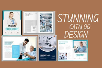 design, edit medical wellness catalogue, sport fitness lookbook, line sheet