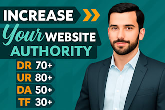 increase domain rating ahrefs DR domain authority moz da majestic tf