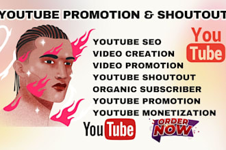 do youtube shoutout and promotion to USA, UK organic views, monetize channel