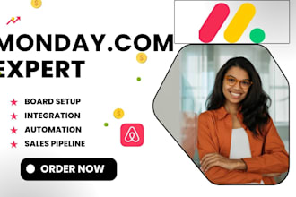 setup your business workflow in monday CRM