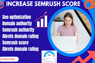 increase domain  semrush authority  score from 0 to 60 plus