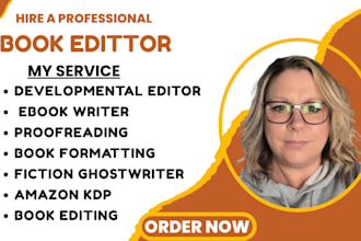 be ebook writer book editor proofread children book fiction ghostwriter, memoir