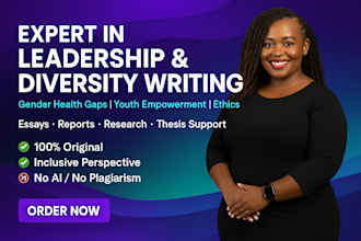 do leadership diversity, assigned, gender health gaps, youth empowerment, ethics