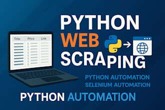 scrape any website and deliver clean data in CSV, excel, or json