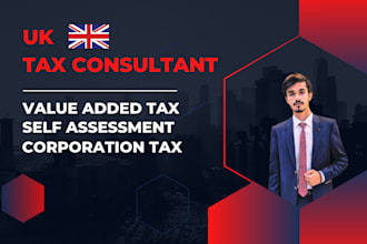 prepare your UK vat returns, UK self assessment, and UK corporation tax
